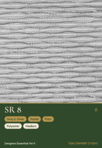 Vol II SR-08 Grey & Silver Pastel Plain