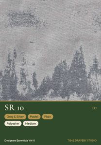 Vol II SR-10 Grey & Silver Pastel Plain