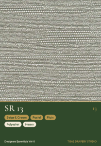 Vol II SR-13 Beige & Cream Pastel Plain