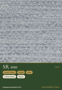 Vol II SR-100 Grey & Silver Pastel Plain