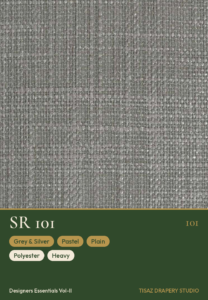 Vol II SR-101 Grey & Silver Pastel Plain