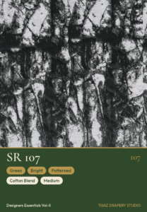 Vol II SR-107 Green Bright Patterned