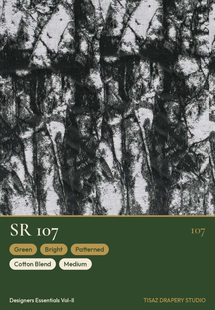 Vol II SR-107 Green Bright Patterned