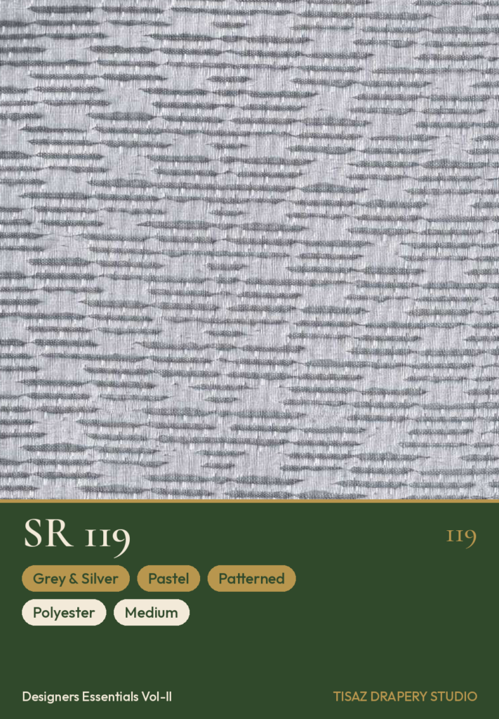 Vol II SR-119 Grey & Silver Pastel Patterned