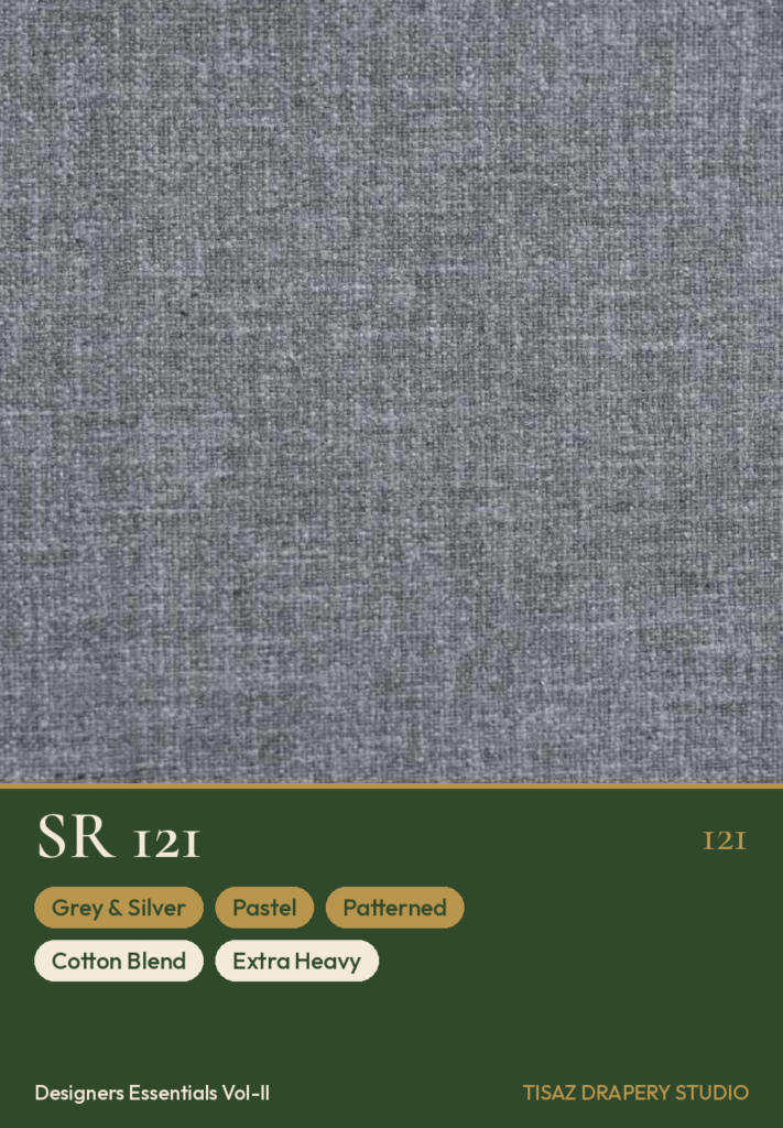 Vol II SR-121 Grey & Silver Pastel Patterned