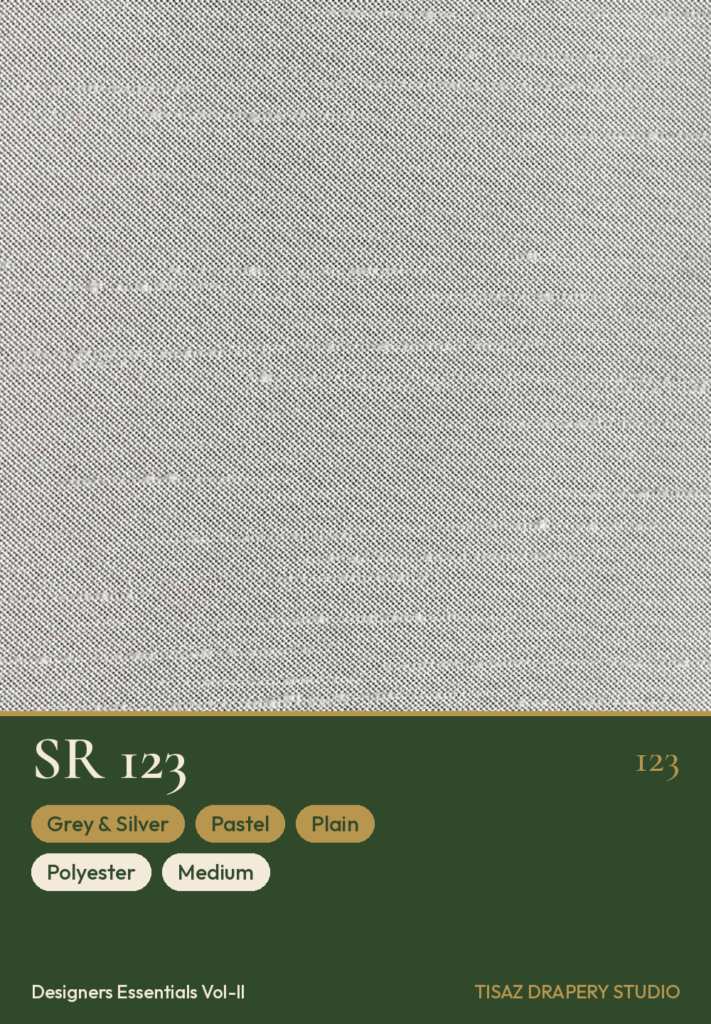 Vol II SR-123 Grey & Silver Pastel Plain