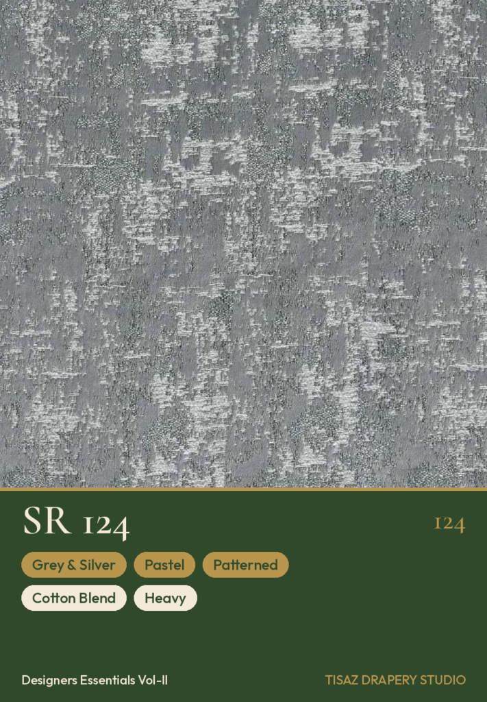 Vol II SR-124 Grey & Silver Pastel Patterned