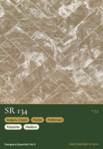 Vol II SR-134 Beige & Cream Pastel Patterned