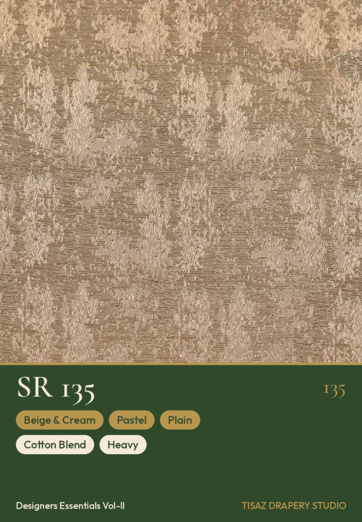 Vol II SR-135 Beige & Cream Pastel Plain
