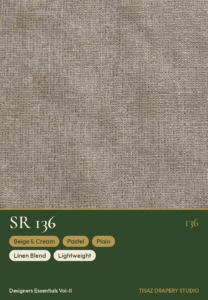 Vol II SR-136 Beige & Cream Pastel Plain