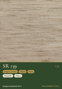 Vol II SR-139 Beige & Cream Pastel Plain