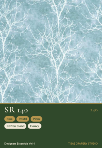 Vol II SR-140 Blue Pastel Plain