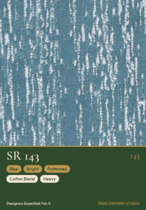 Vol II SR-143 Blue Bright Patterned