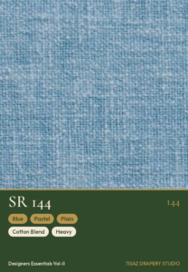 Vol II SR-144 Blue Pastel Plain