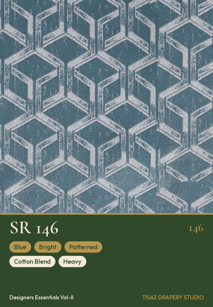 Vol II SR-146 Blue Bright Patterned
