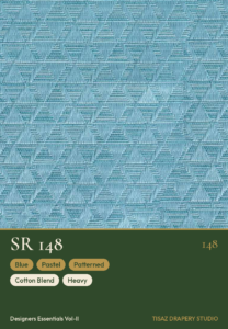 Vol II SR-148 Blue Pastel Patterned