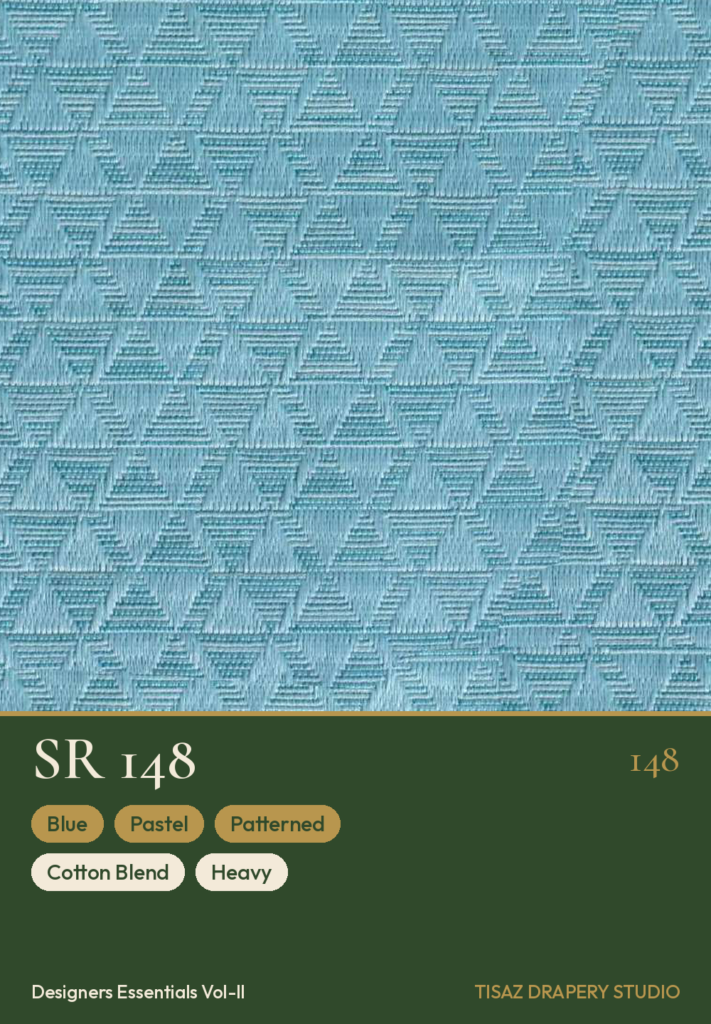 Vol II SR-148 Blue Pastel Patterned