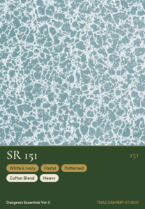 Vol II SR-151 White & Ivory Pastel Patterned