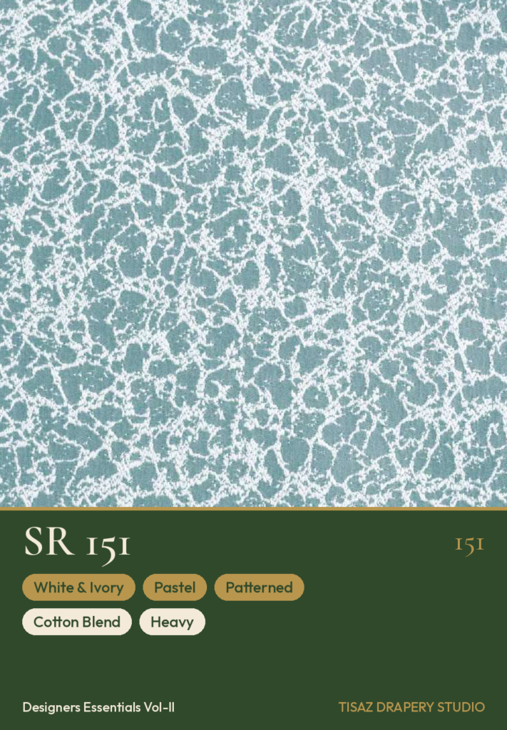 Vol II SR-151 White & Ivory Pastel Patterned